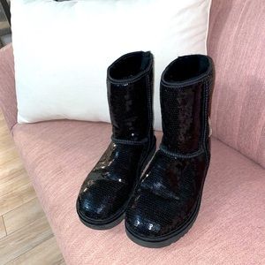 Black Sequin Uggs
